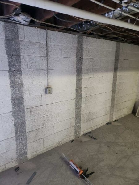 Carbon Fiber Basement Wall Reinforcement